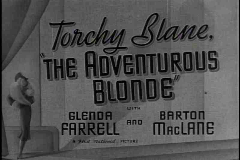 The Adventurous Blonde (1937) Screenshot 5