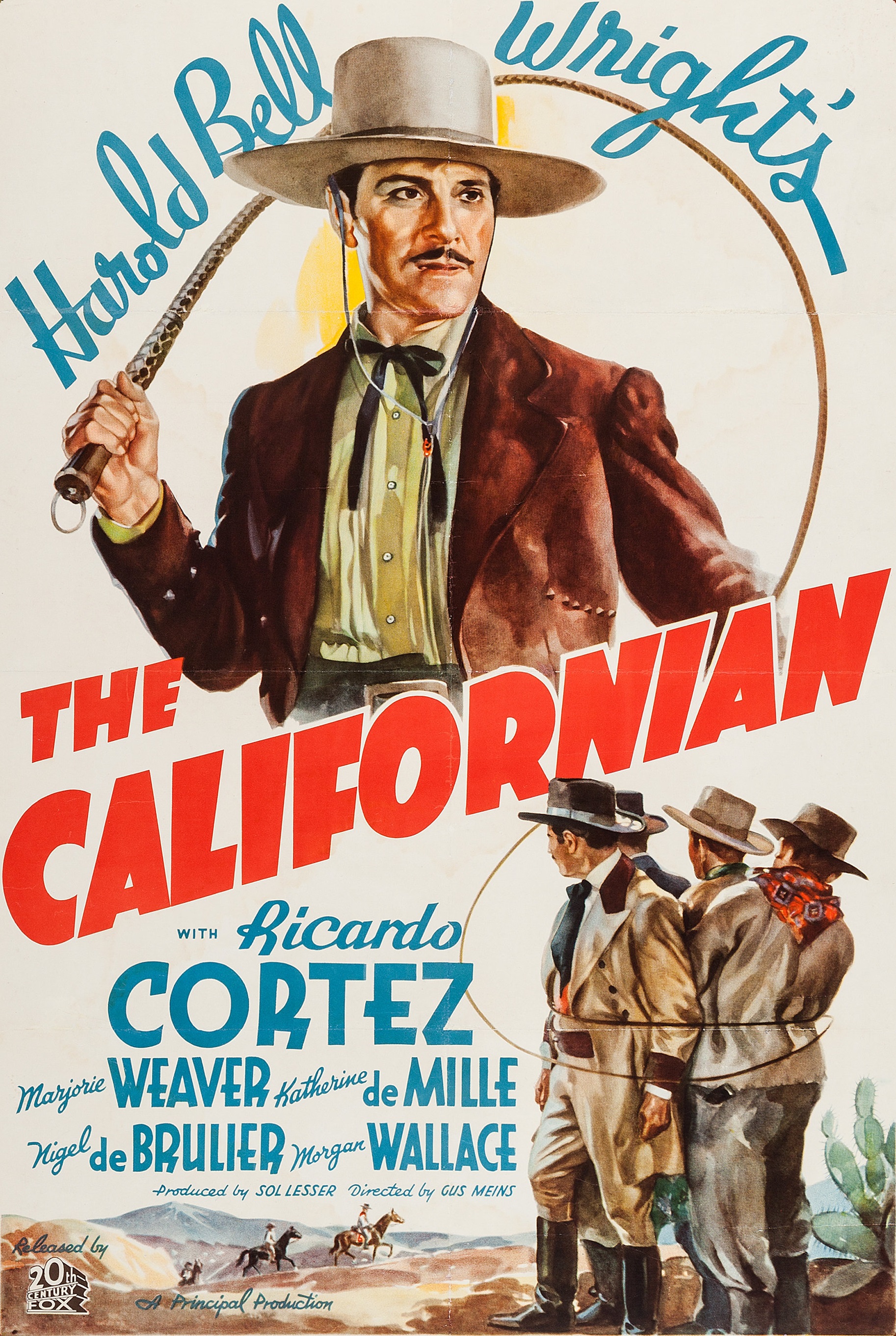 The Californian (1937) starring Ricardo Cortez on DVD on DVD