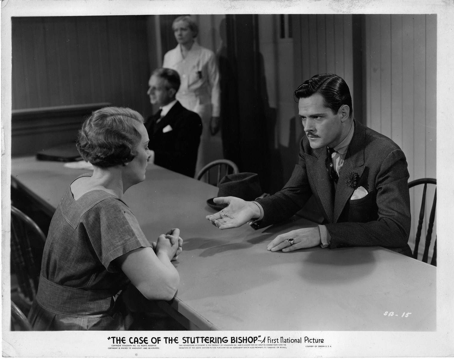 The Case of the Stuttering Bishop (1937) Screenshot 4