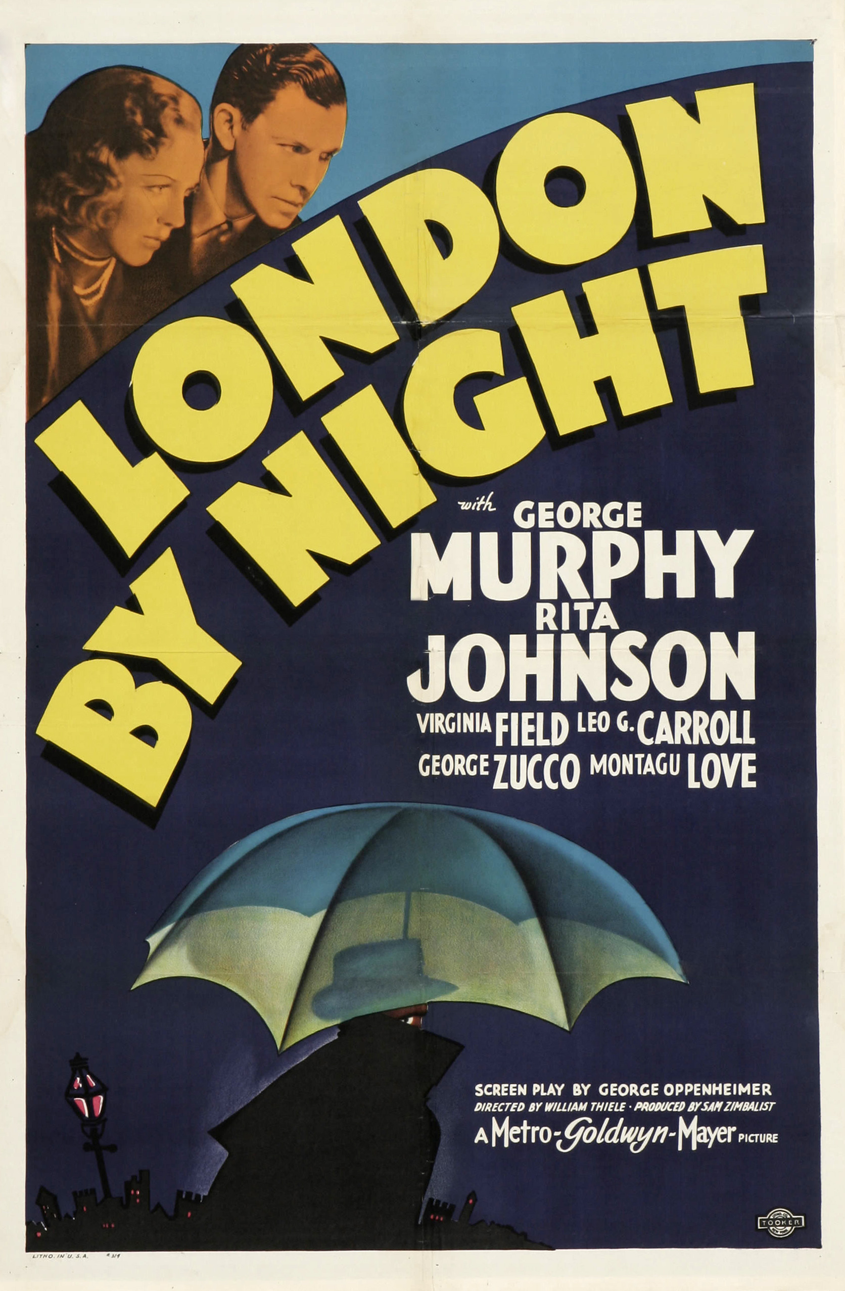 London by Night (1937) starring George Murphy on DVD on DVD