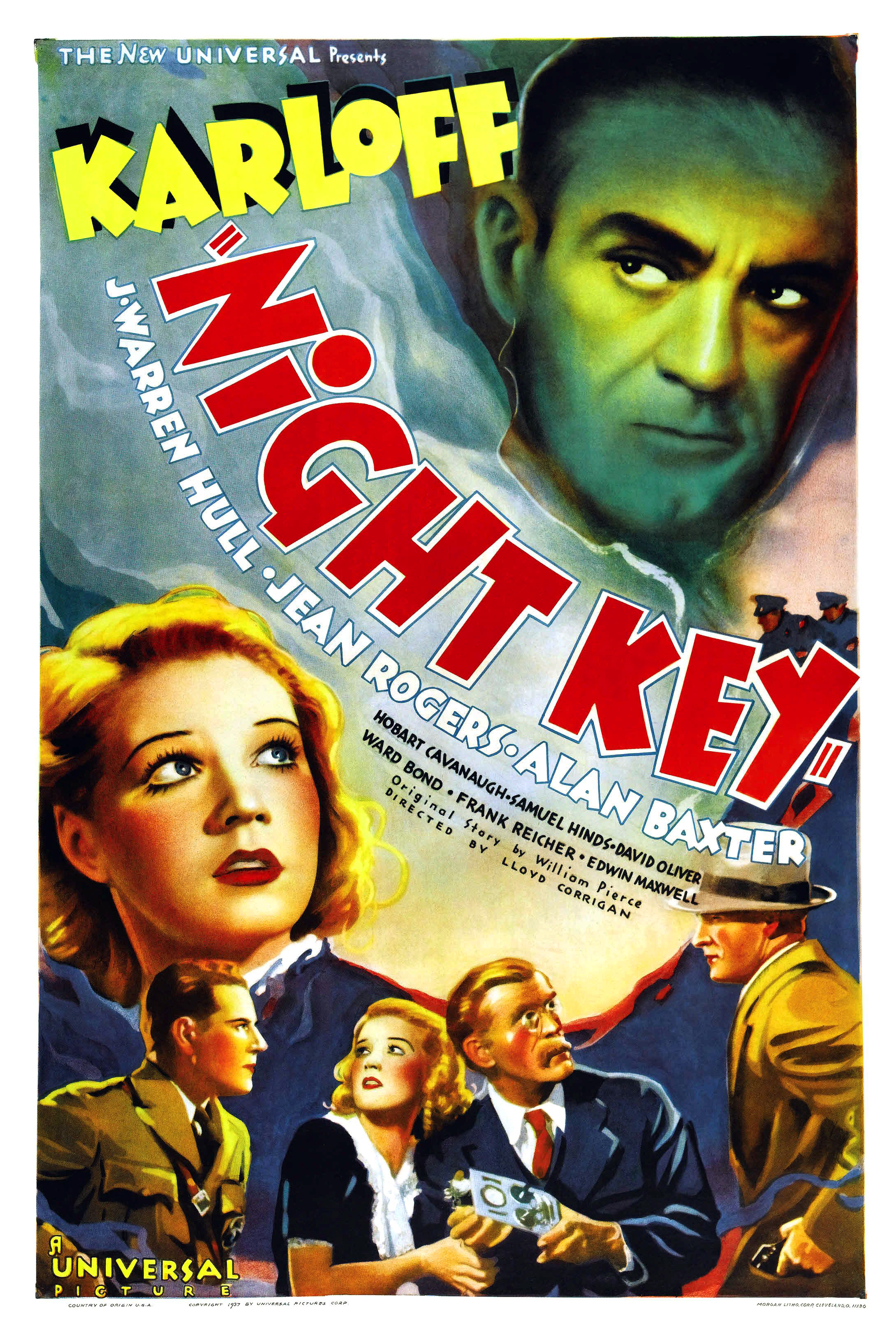Night Key (1937) with English Subtitles on DVD on DVD