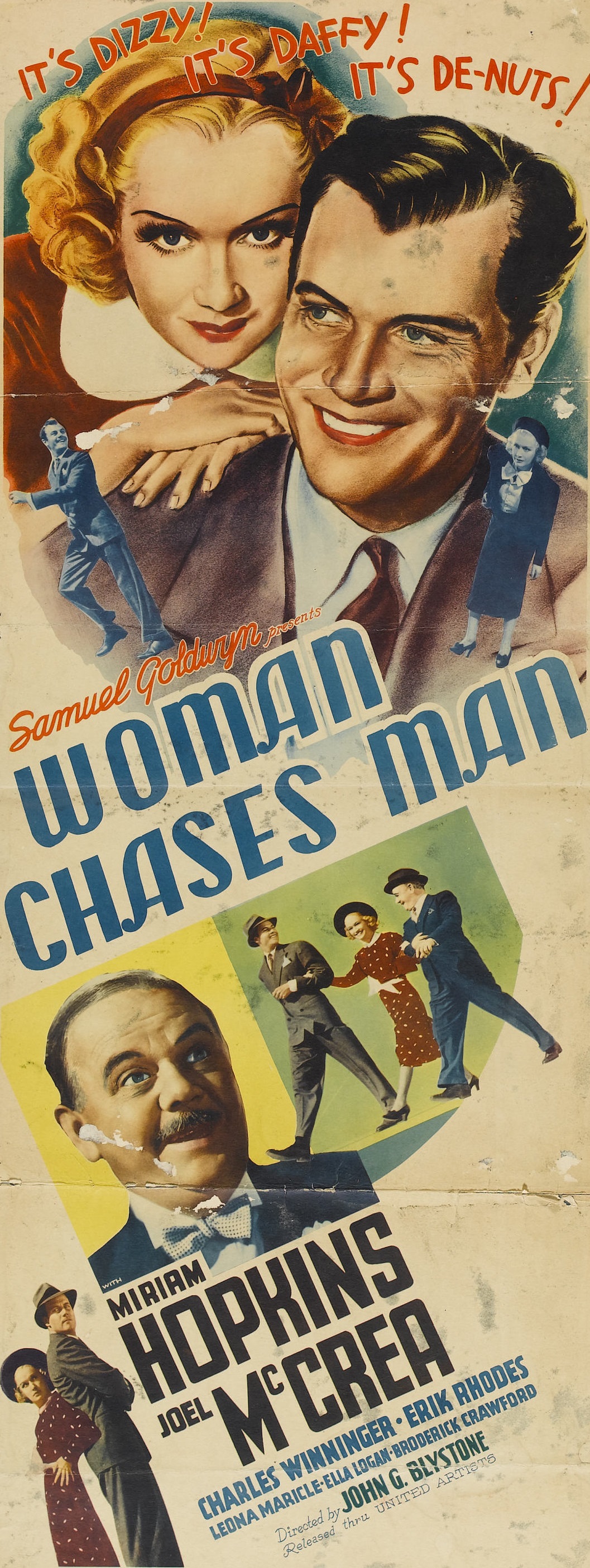 Woman Chases Man (1937) starring Miriam Hopkins on DVD on DVD