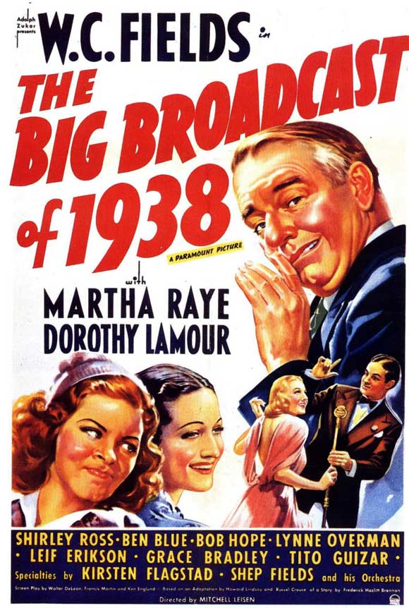 The Big Broadcast of 1938 (1938) starring W.C. Fields on DVD on DVD