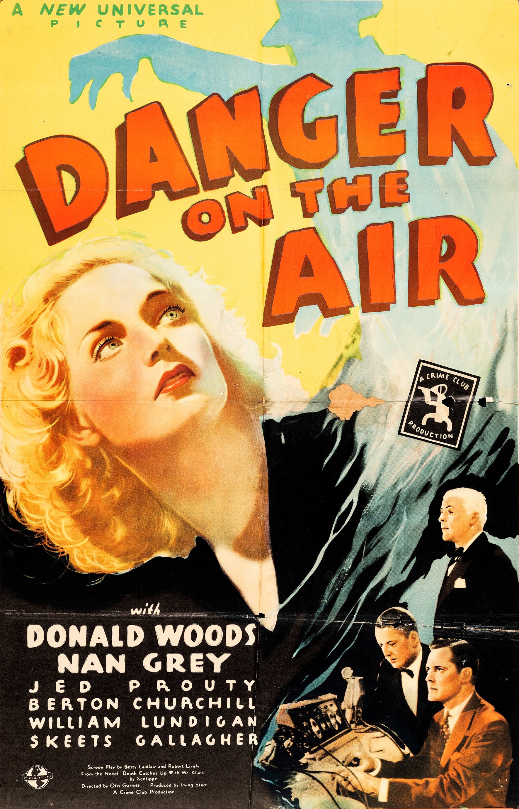 Danger on the Air (1938) starring Nan Grey on DVD on DVD
