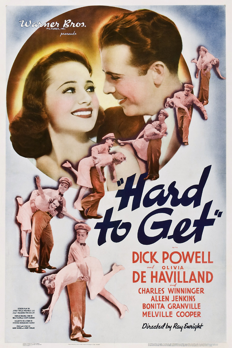Hard to Get (1938) starring Dick Powell on DVD on DVD