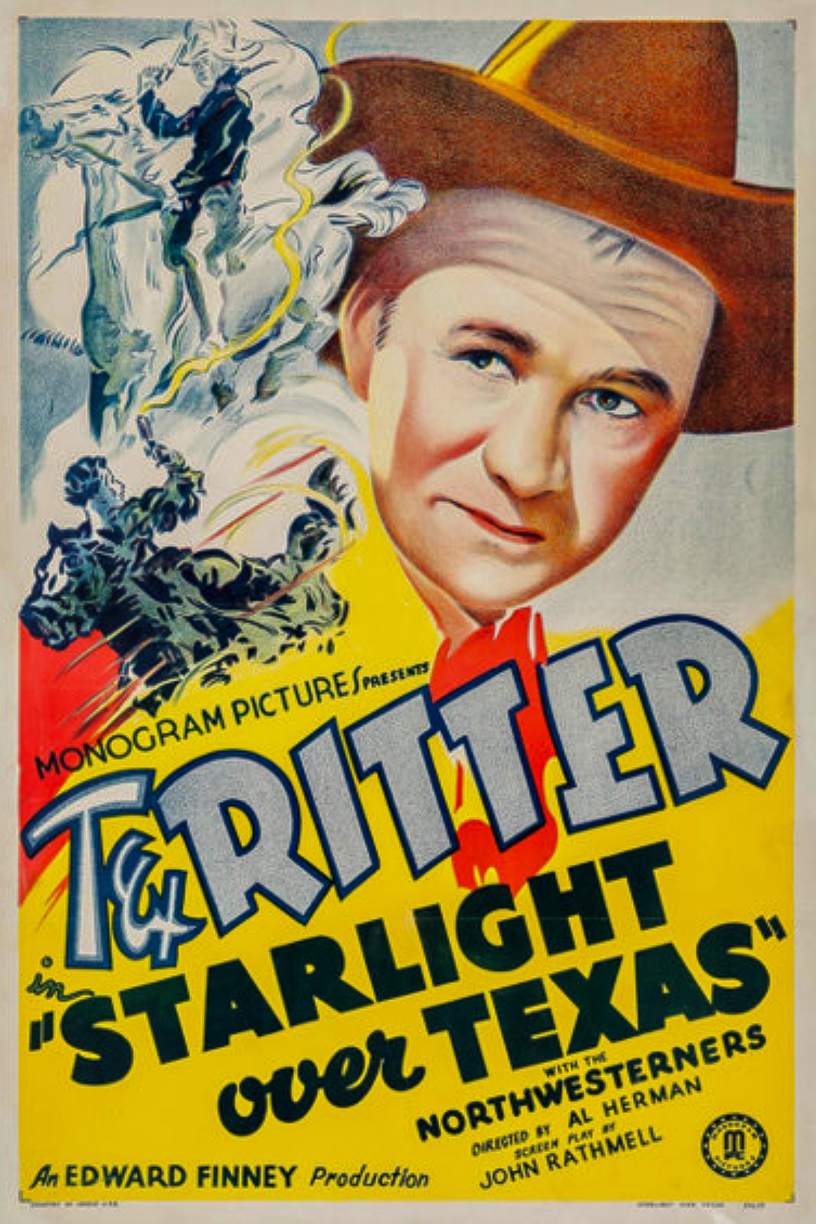 Starlight Over Texas (1938) starring Tex Ritter on DVD on DVD