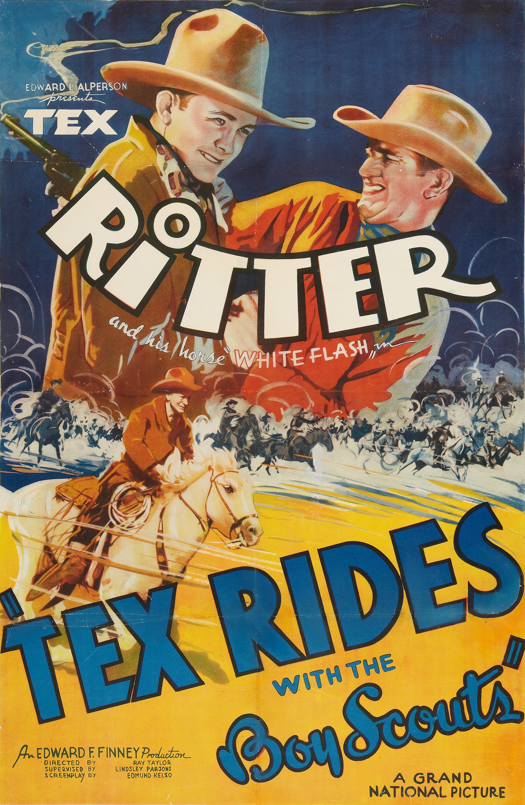 Tex Rides with the Boy Scouts (1937) starring White Flash on DVD on DVD