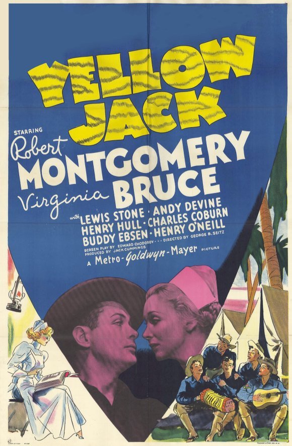 Yellow Jack (1938) starring Robert Montgomery on DVD on DVD