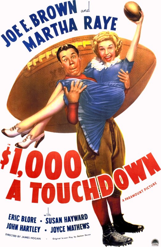 $1000 a Touchdown (1939) starring Joe E. Brown on DVD on DVD