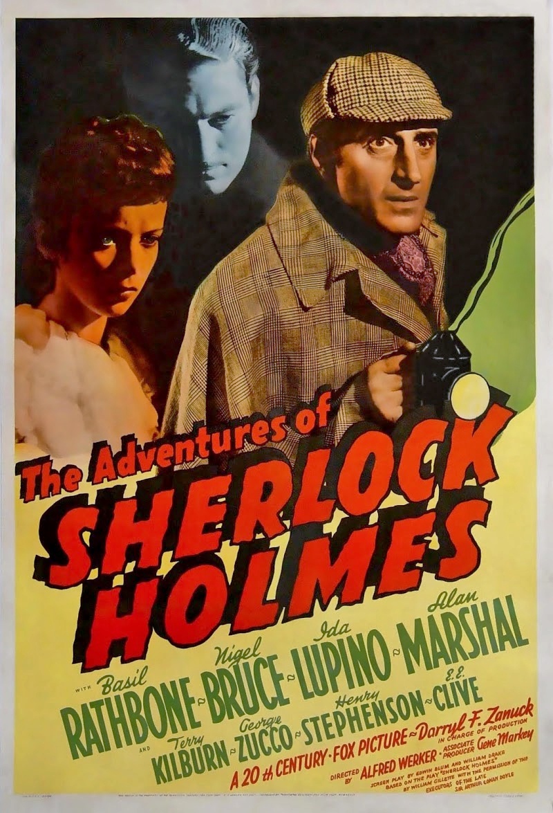The Adventures of Sherlock Holmes (1939) starring Basil Rathbone on DVD on DVD