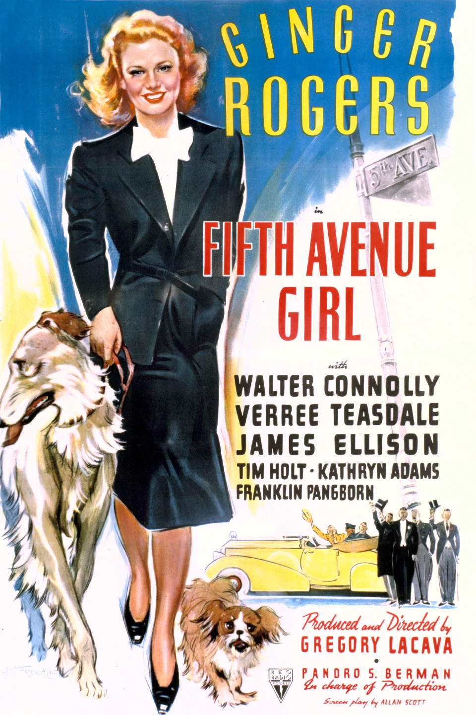 5th Ave Girl (1939) starring Ginger Rogers on DVD on DVD
