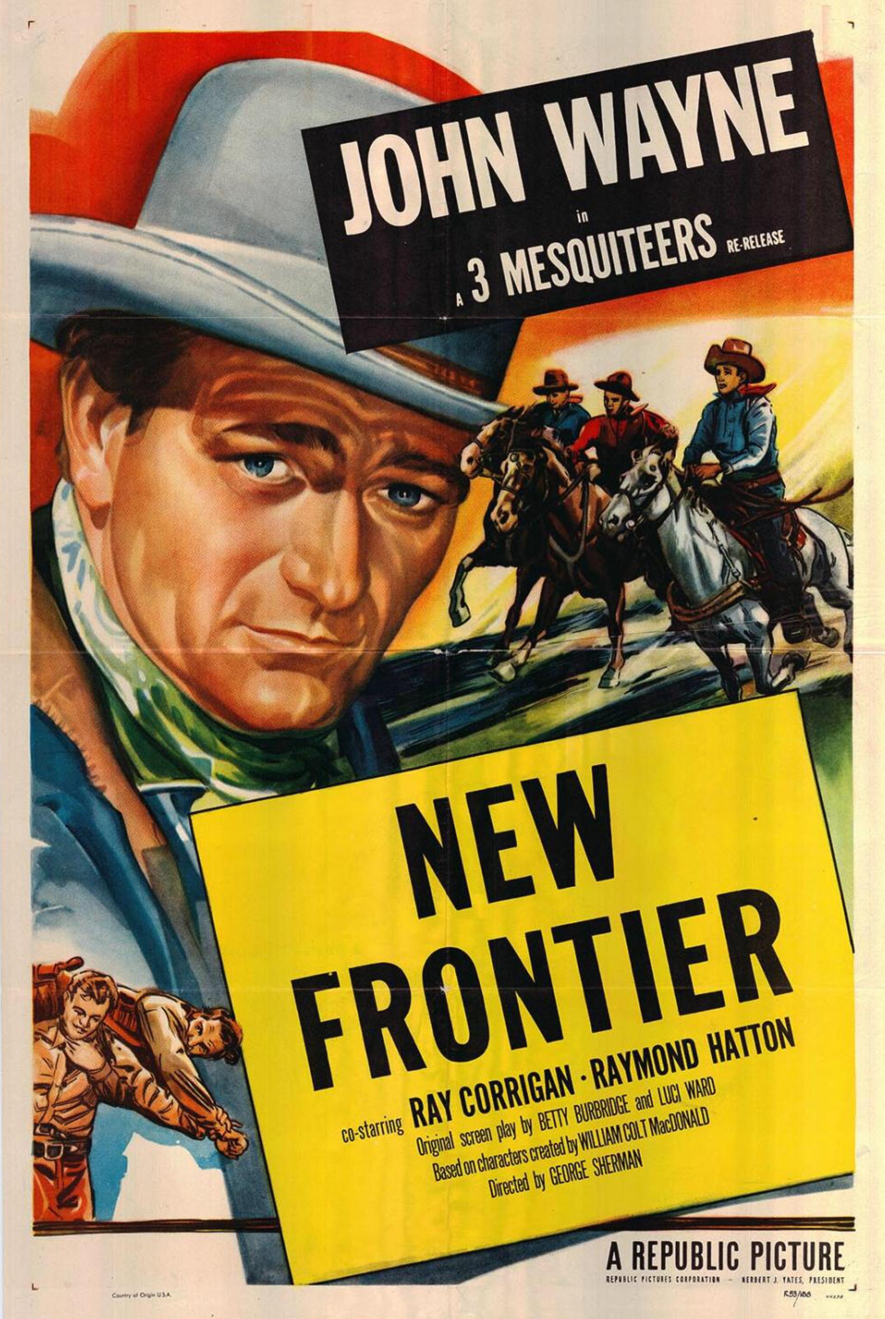 New Frontier (1939) starring John Wayne on DVD on DVD