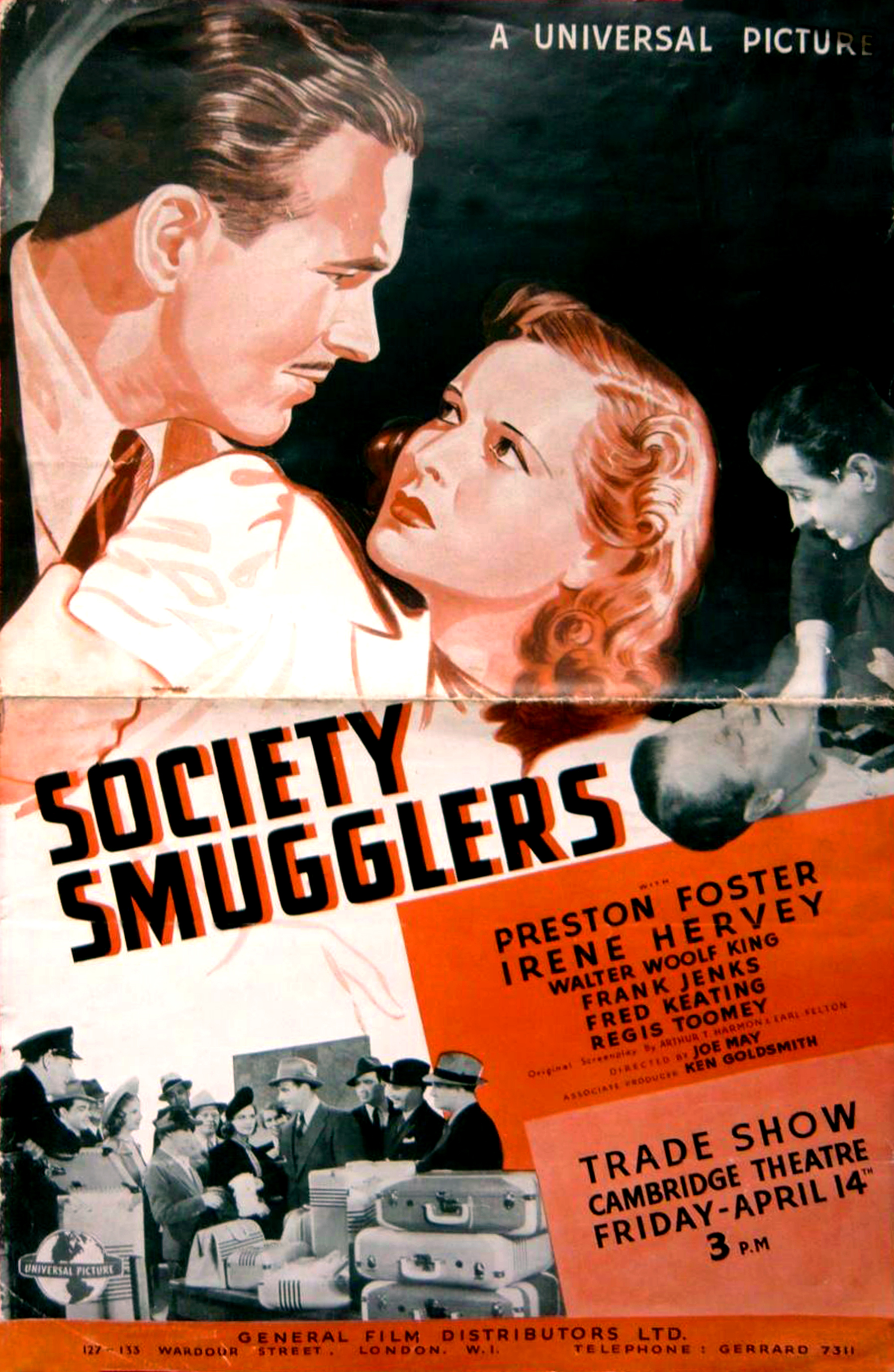 Society Smugglers (1939) with English Subtitles on DVD on DVD