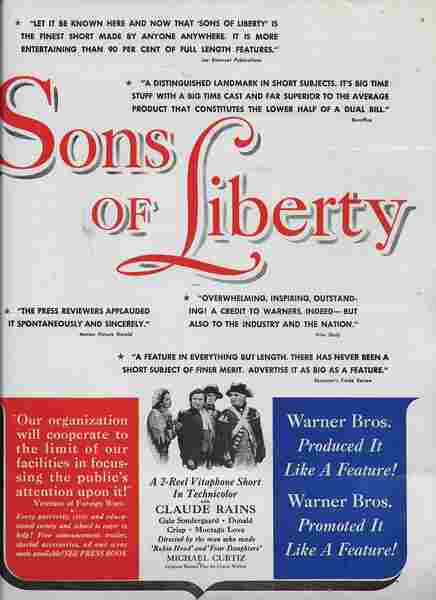 Sons of Liberty (1939) starring Claude Rains on DVD on DVD