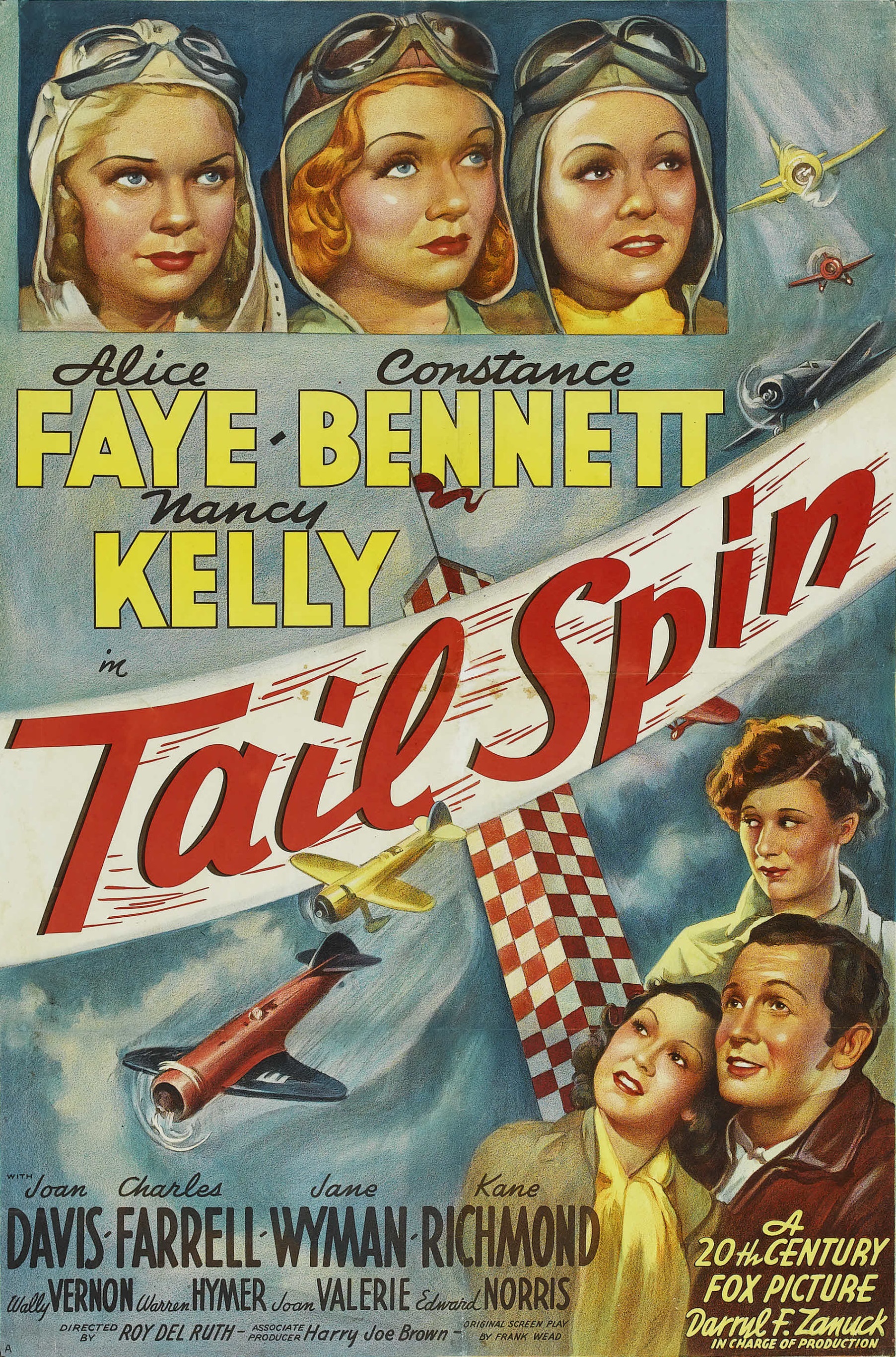 Tail Spin (1939) starring Alice Faye on DVD on DVD