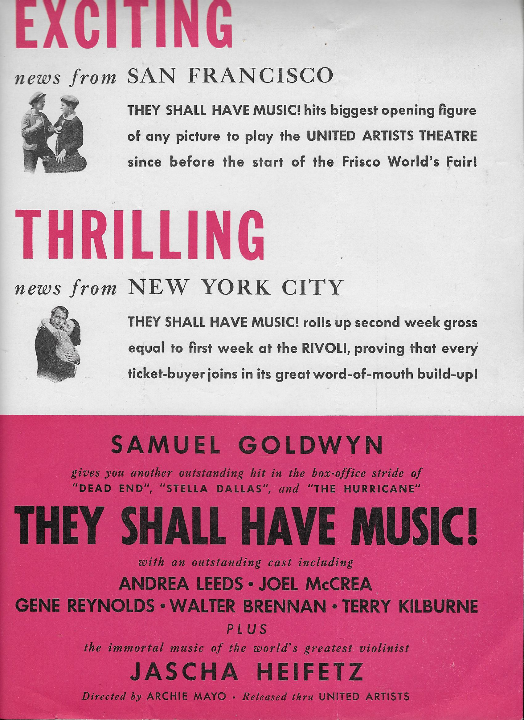 They Shall Have Music (1939) Screenshot 4