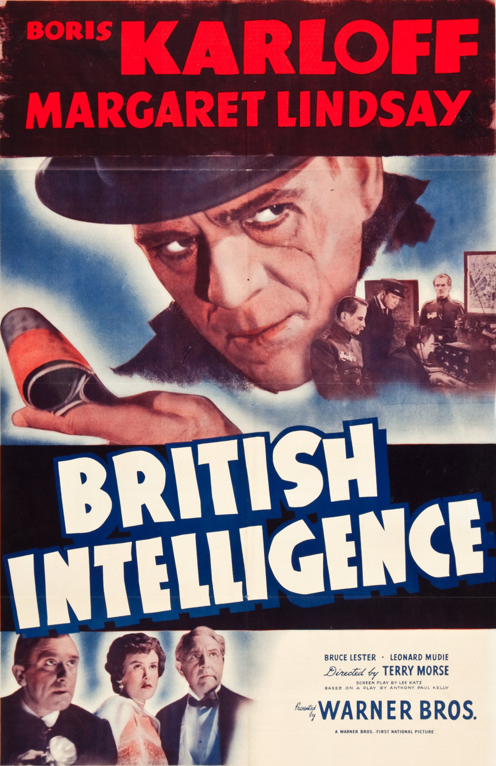 British Intelligence (1940) with English Subtitles on DVD on DVD