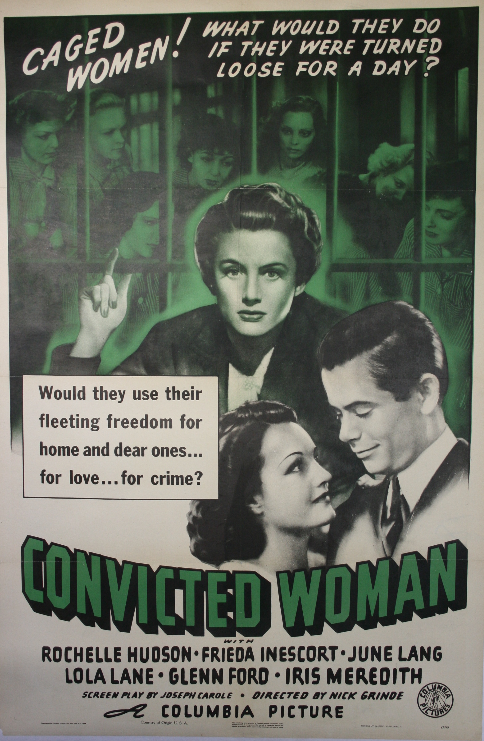 Convicted Woman (1940) starring Rochelle Hudson on DVD on DVD