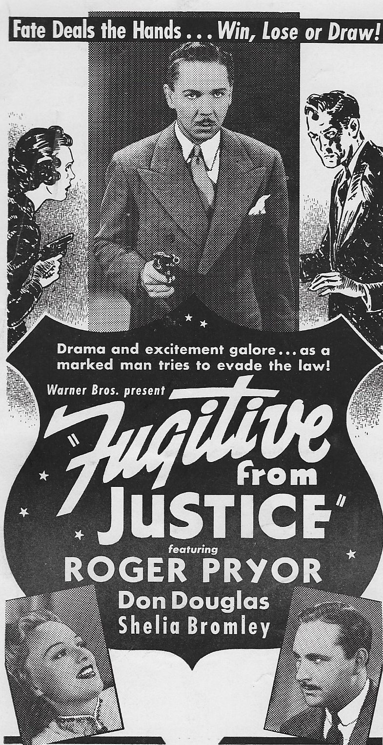 A Fugitive from Justice (1940) starring Roger Pryor on DVD on DVD