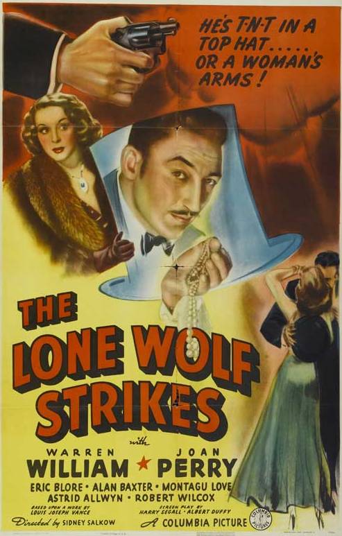 The Lone Wolf Strikes (1940) starring Warren William on DVD on DVD