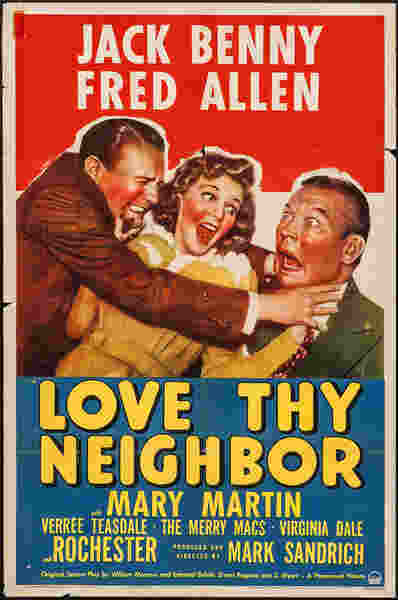 Love Thy Neighbor (1940) starring Jack Benny on DVD on DVD