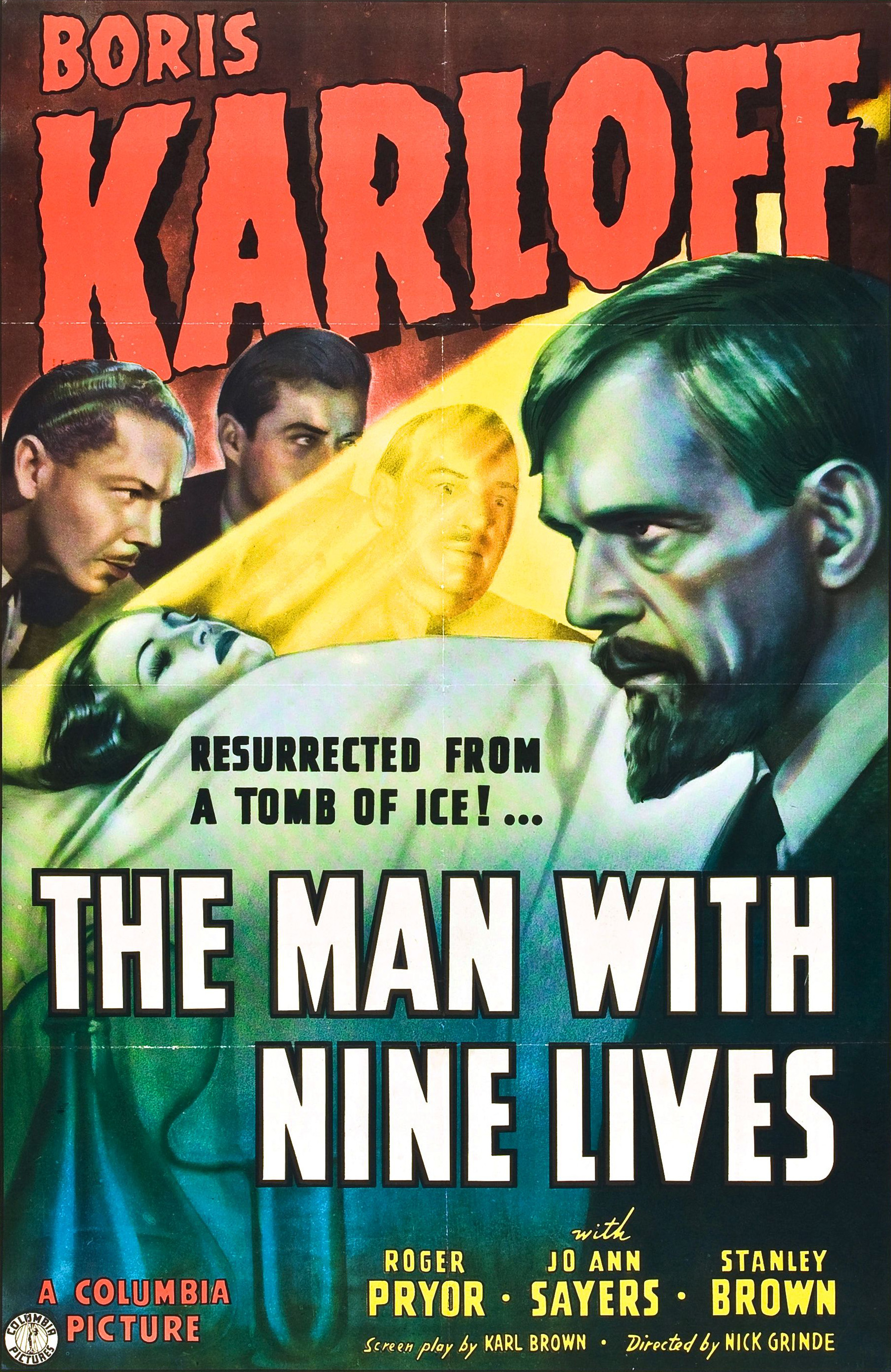 The Man with Nine Lives (1940) starring Boris Karloff on DVD on DVD