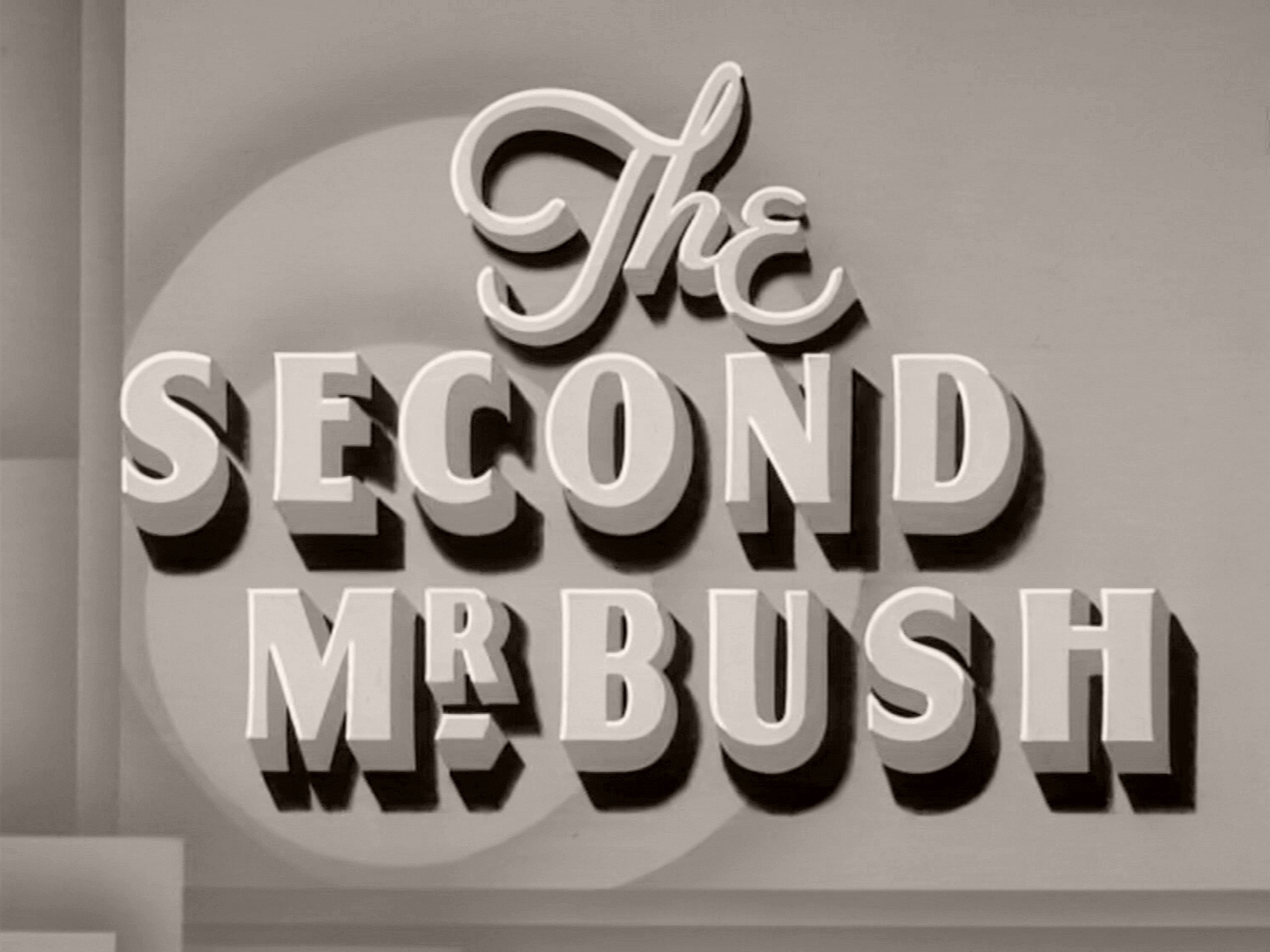 The Second Mr. Bush (1940) Screenshot 1