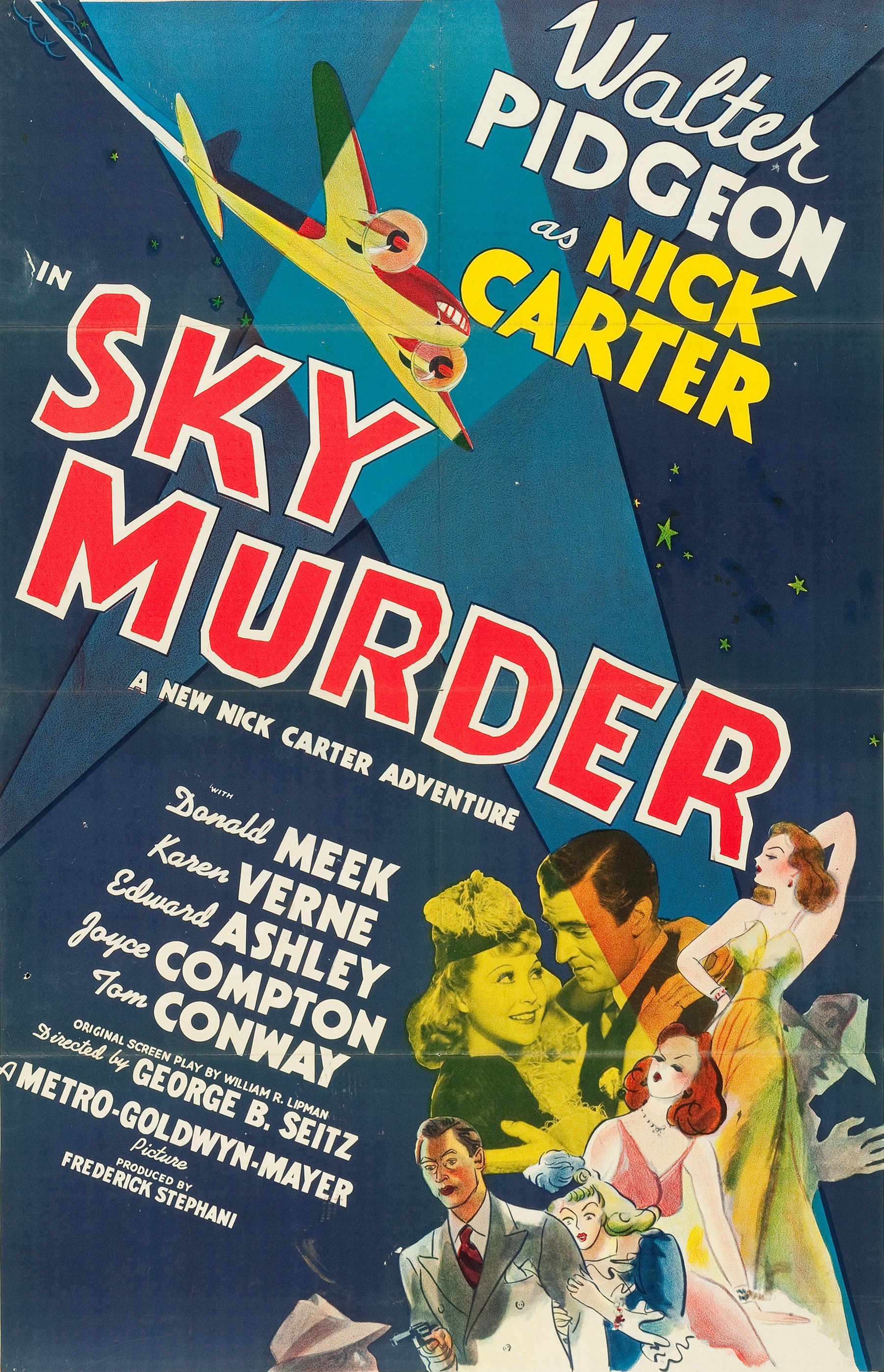Sky Murder (1940) starring Walter Pidgeon on DVD on DVD