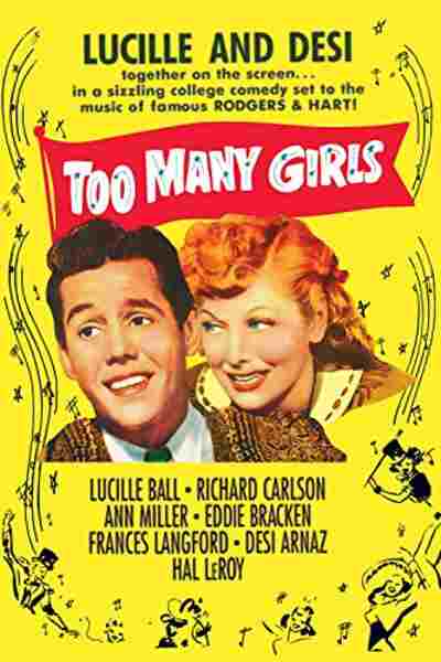 Too Many Girls (1940) starring Lucille Ball on DVD on DVD