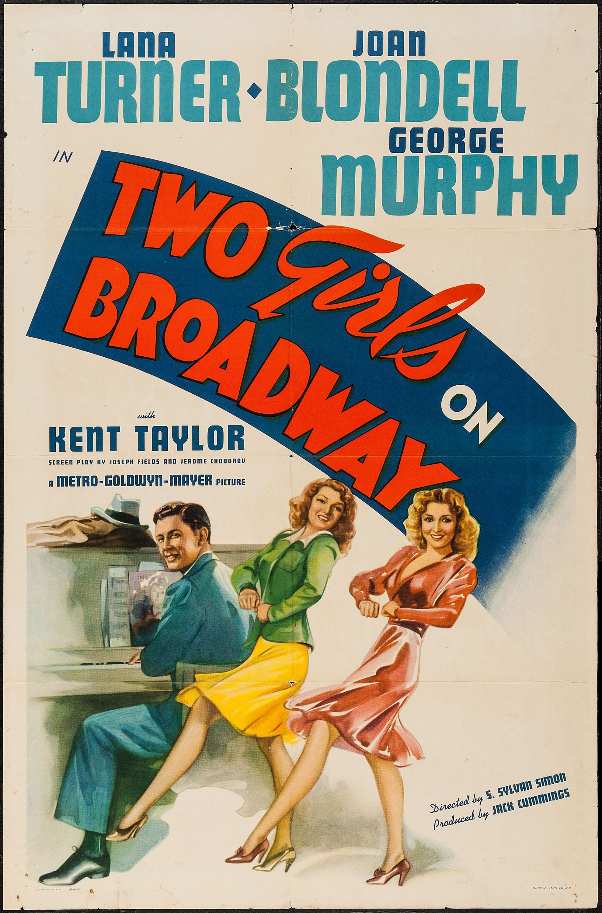 Two Girls on Broadway (1940) starring Lana Turner on DVD on DVD