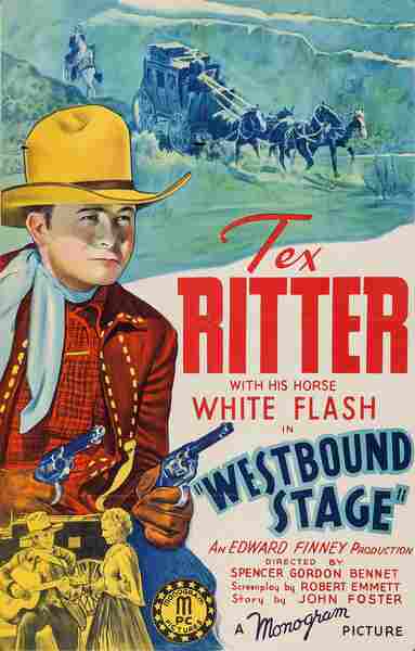 Westbound Stage (1939) starring Tex Ritter on DVD on DVD