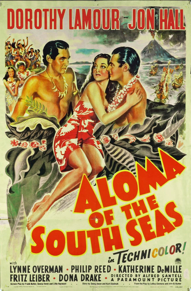 Aloma of the South Seas (1941) starring Dorothy Lamour on DVD on DVD