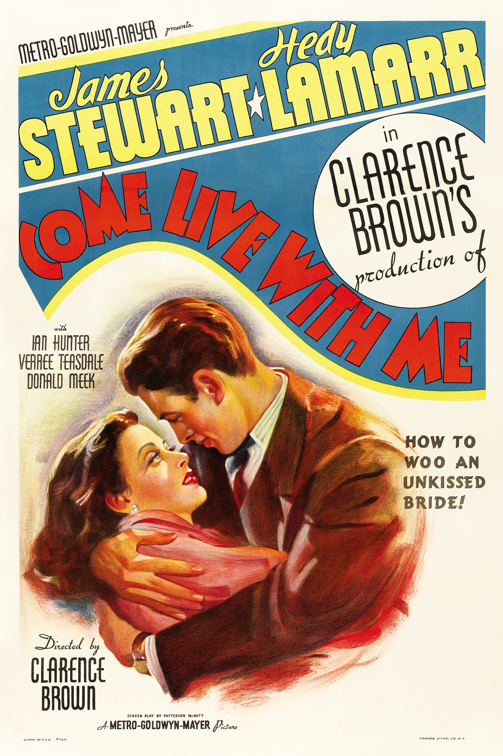 Come Live with Me (1941) starring James Stewart on DVD on DVD