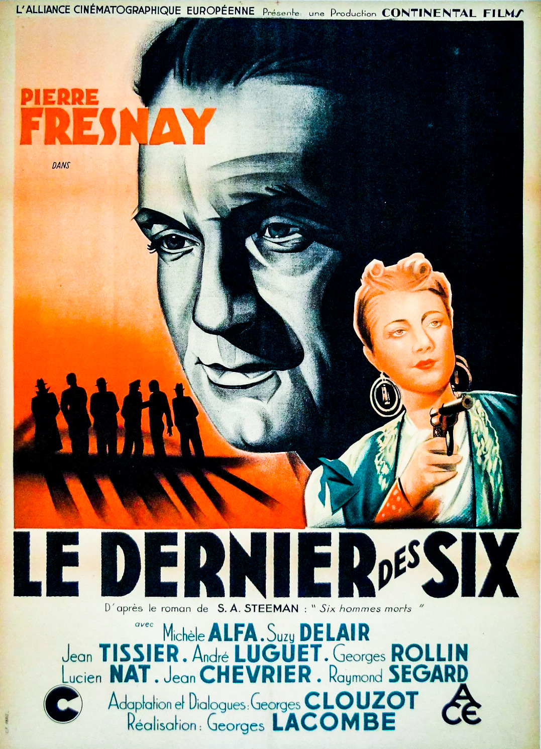 The Last One of the Six (1941) with English Subtitles on DVD on DVD