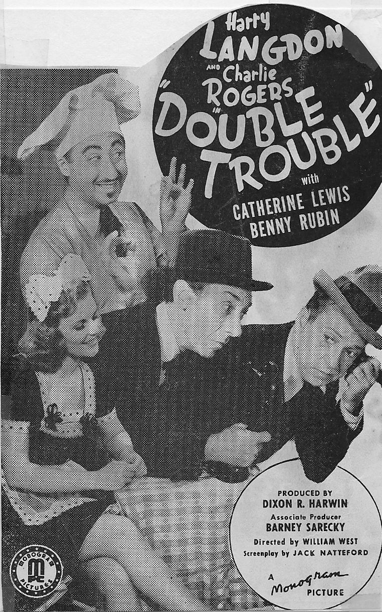Double Trouble (1941) starring Harry Langdon on DVD on DVD