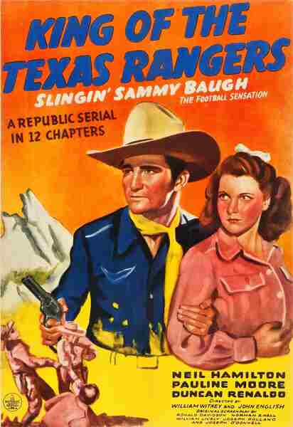 King of the Texas Rangers (1941) starring Sammy Baugh on DVD on DVD