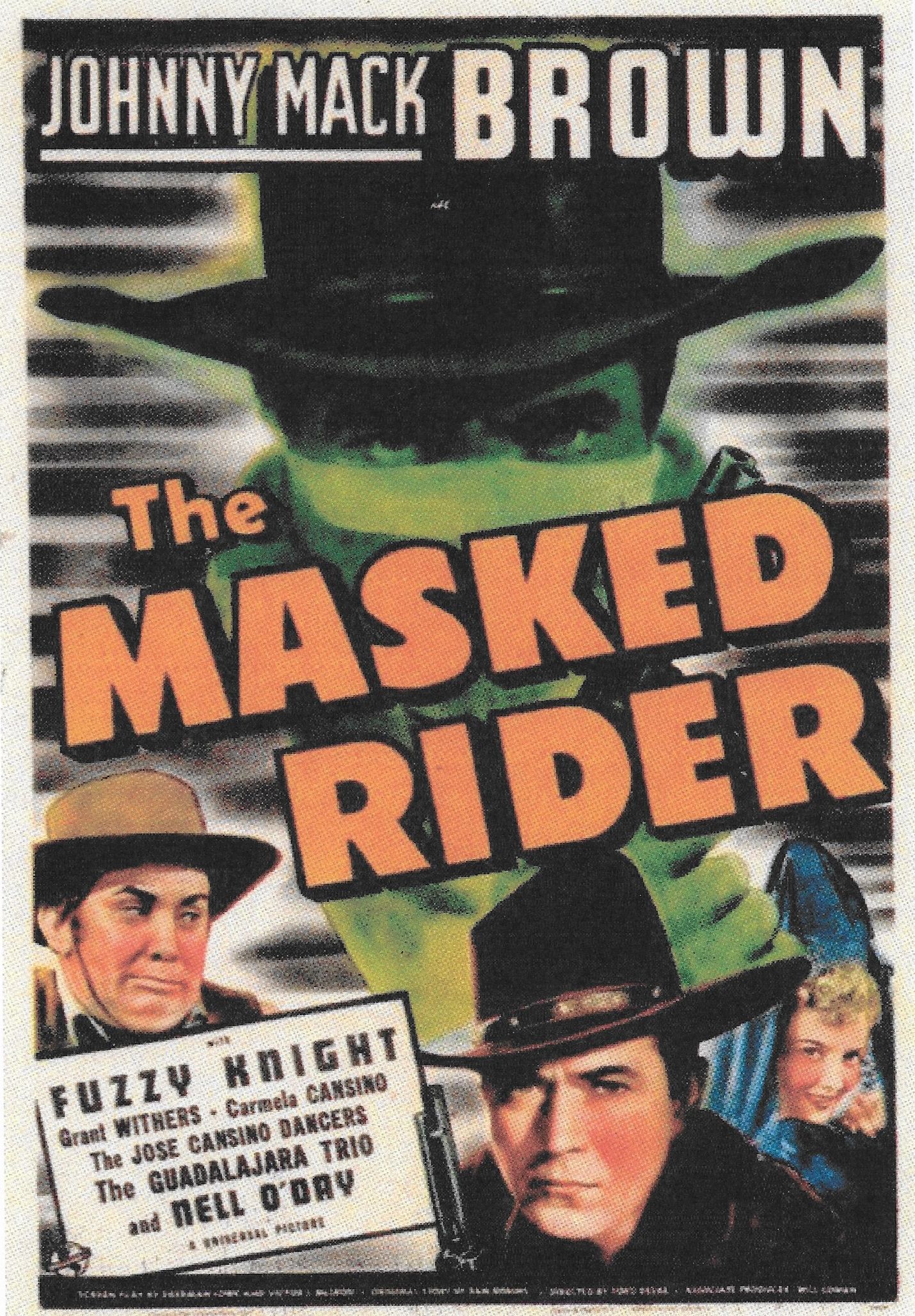 The Masked Rider (1941) starring Johnny Mack Brown on DVD on DVD