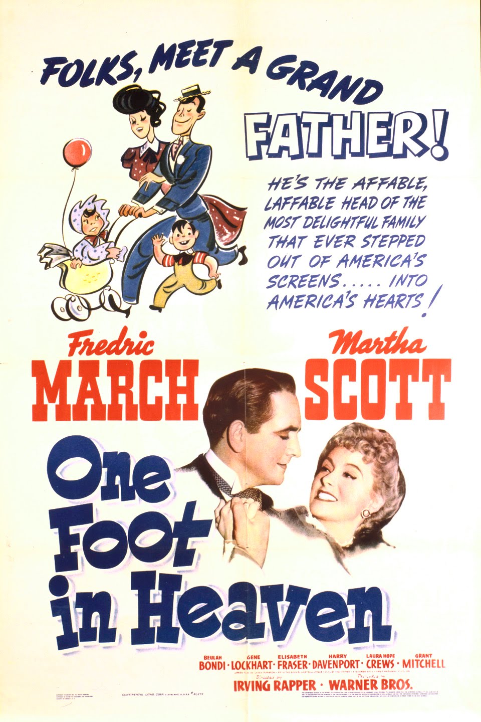One Foot in Heaven (1941) starring Fredric March on DVD on DVD