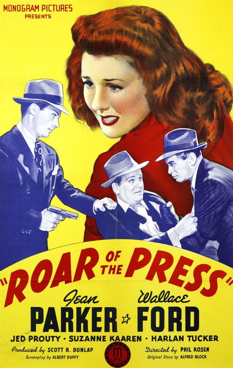 Roar of the Press (1941) starring Jean Parker on DVD on DVD