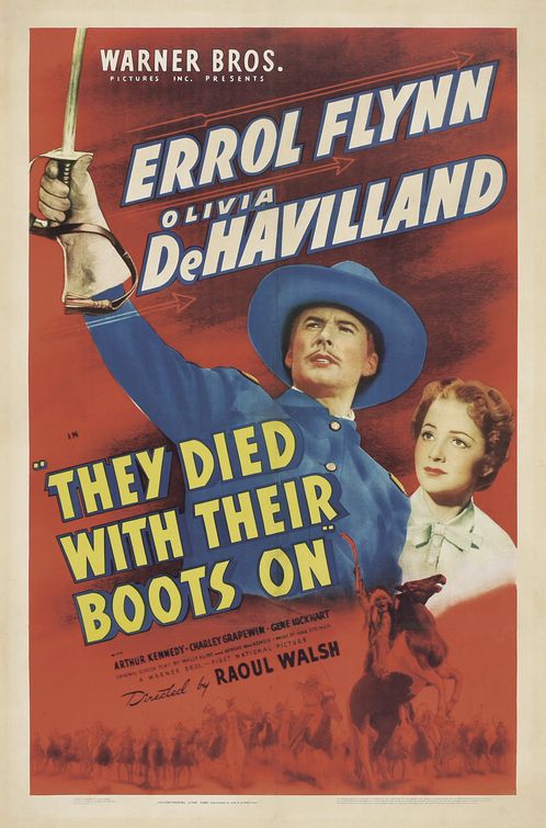 They Died with Their Boots On (1941) starring Errol Flynn on DVD on DVD
