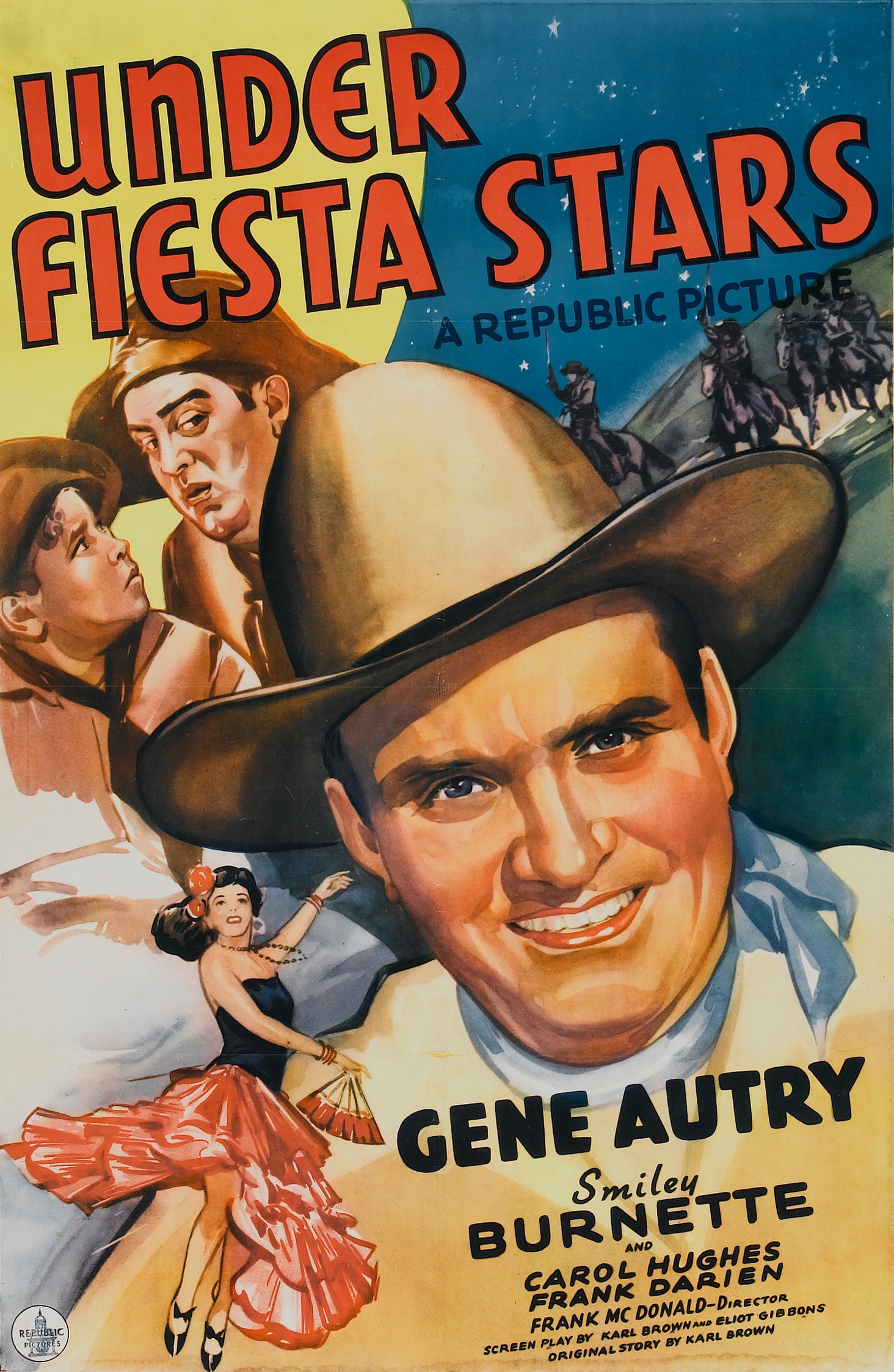Under Fiesta Stars (1941) starring Gene Autry on DVD on DVD