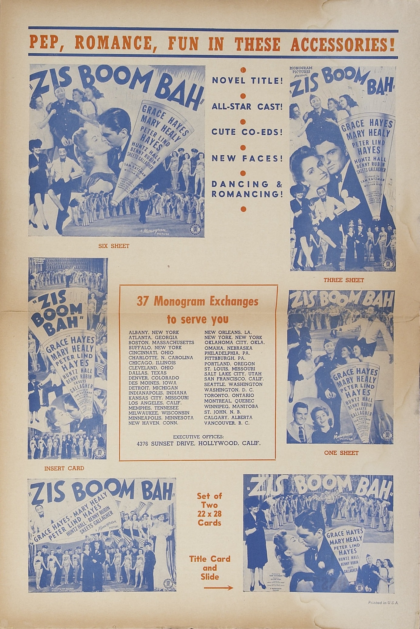Zis Boom Bah (1941) Screenshot 1