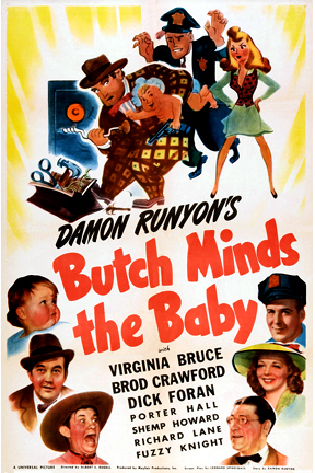 Butch Minds the Baby (1942) starring Virginia Bruce on DVD on DVD