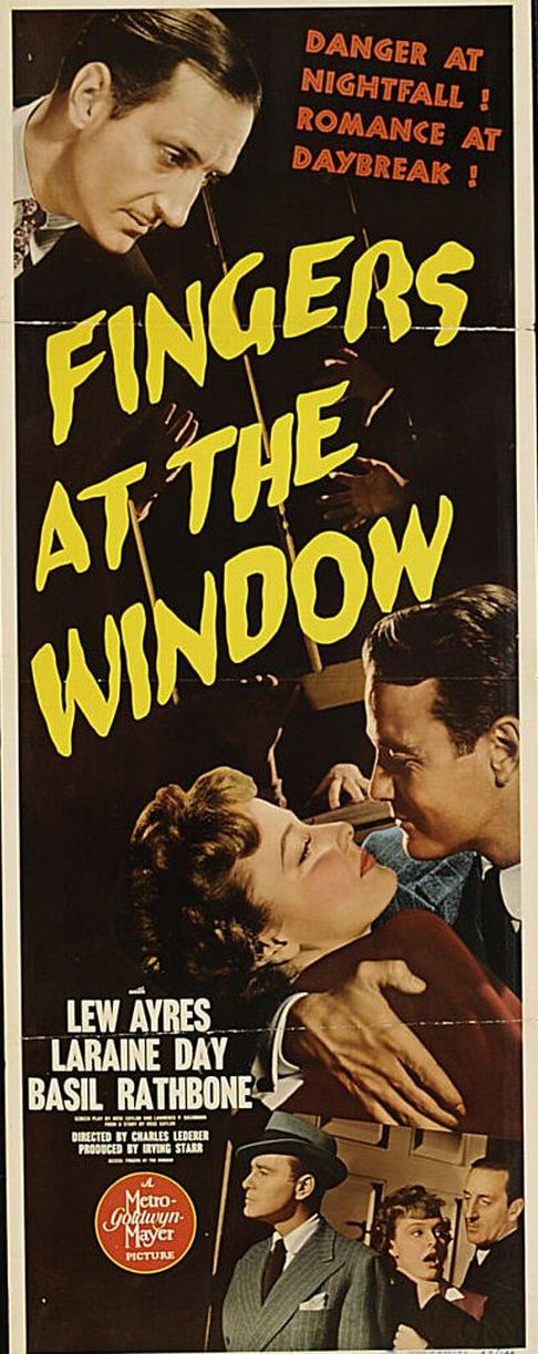 Fingers at the Window (1942) starring Lew Ayres on DVD on DVD