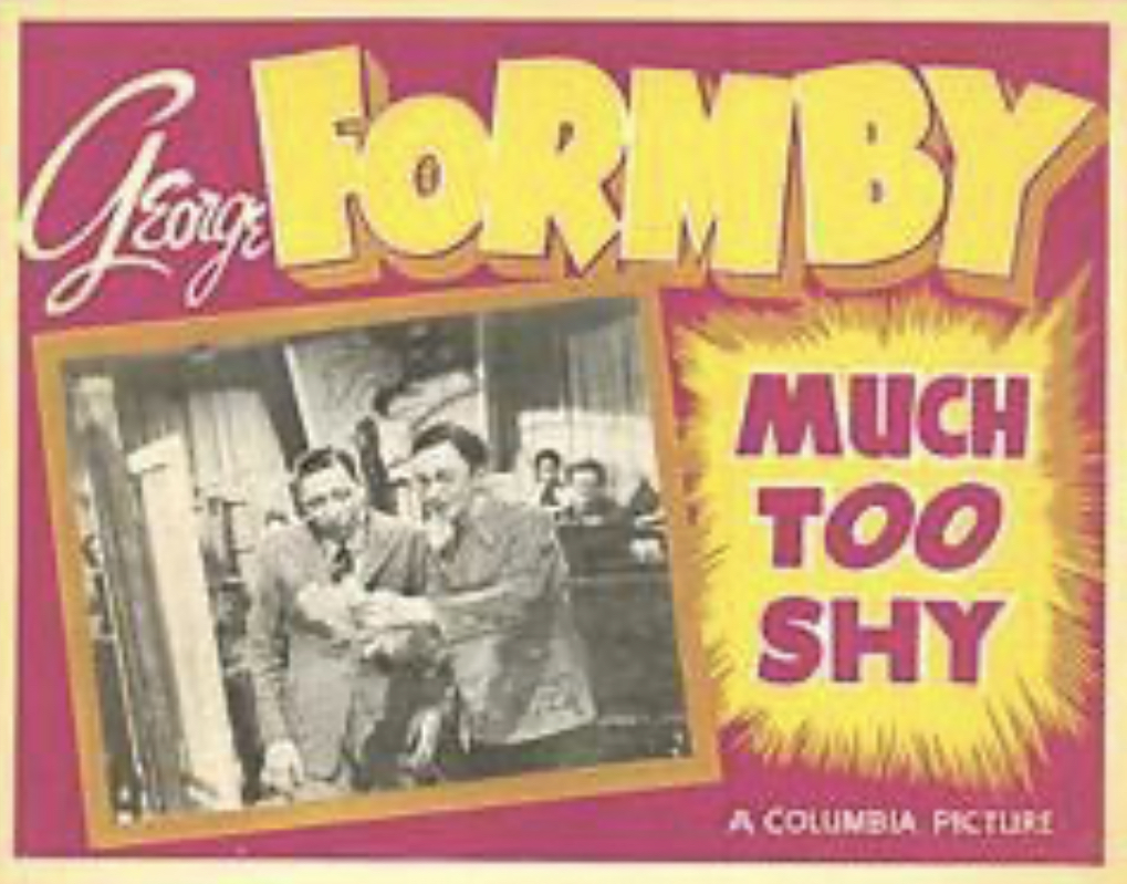 Much Too Shy (1942) starring George Formby on DVD on DVD