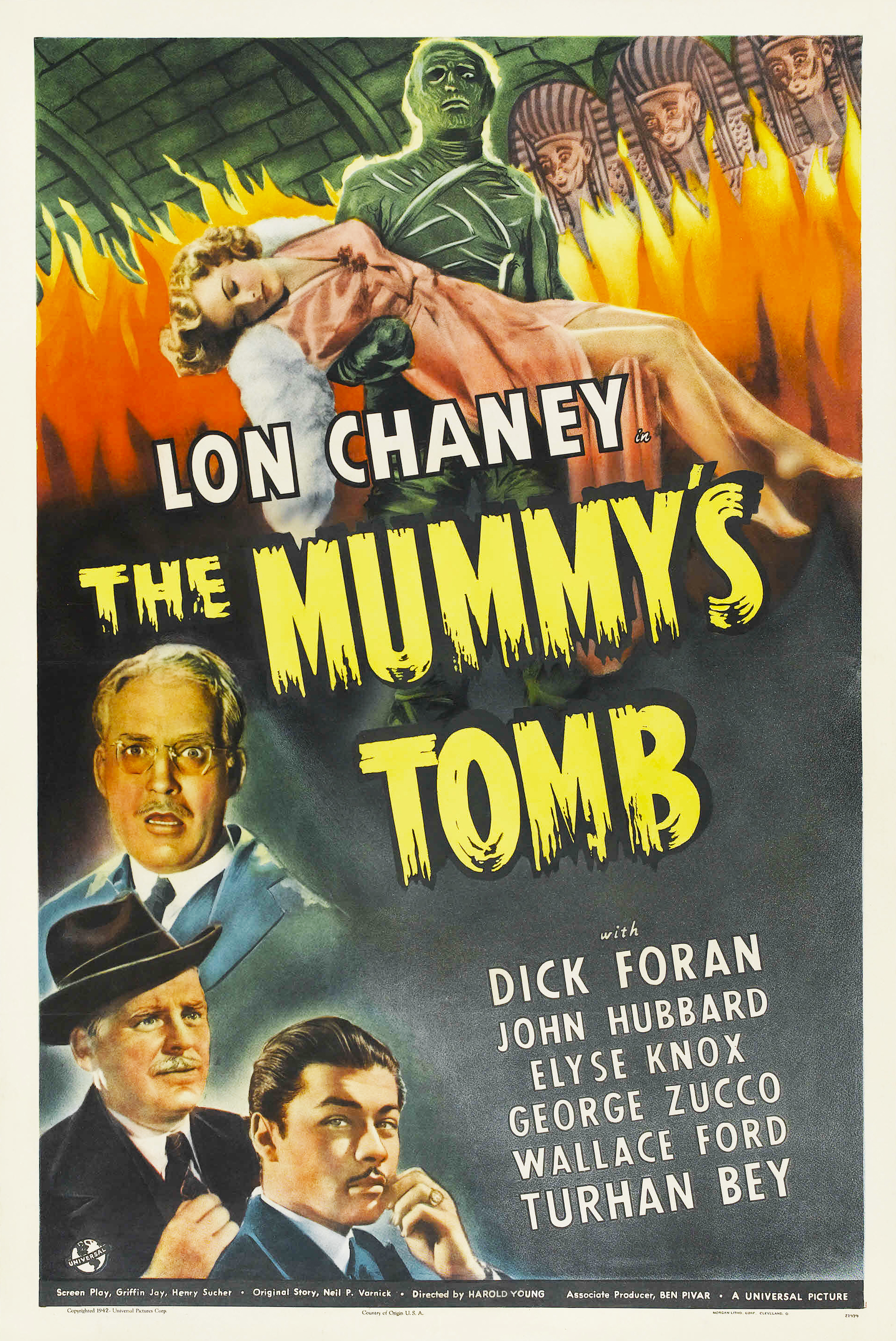 The Mummy's Tomb (1942) starring Lon Chaney Jr. on DVD on DVD
