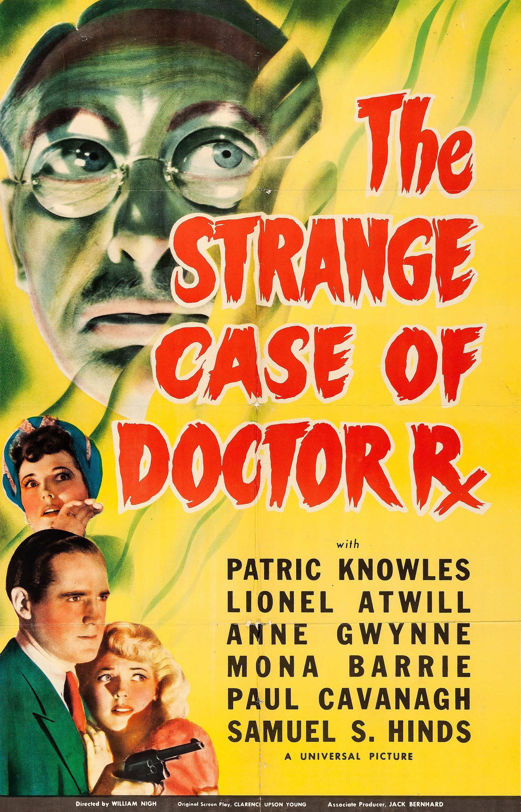 The Strange Case of Doctor Rx (1942) starring Patric Knowles on DVD on DVD
