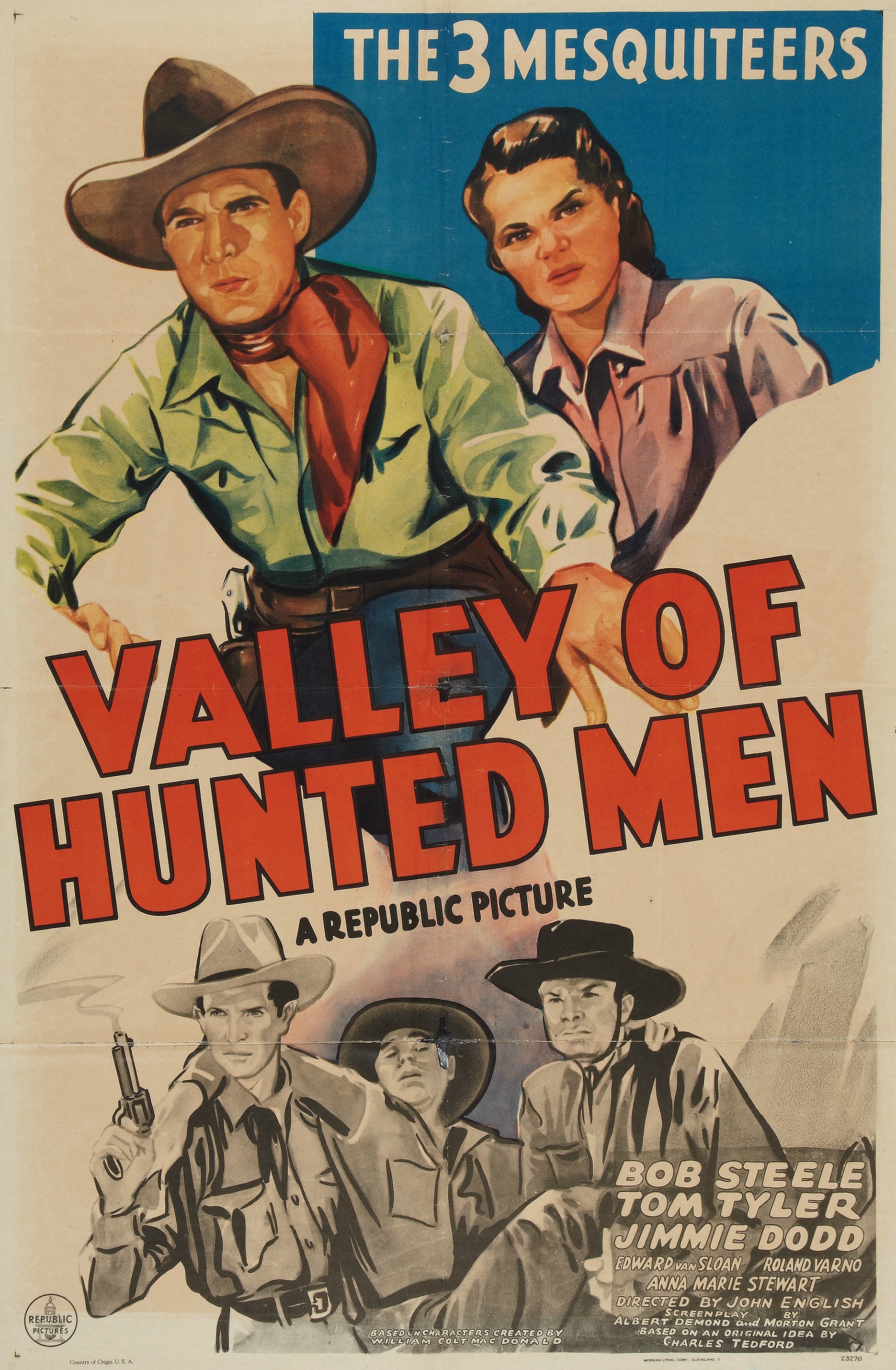 Valley of Hunted Men (1942) starring Bob Steele on DVD on DVD
