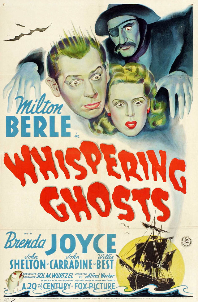 Whispering Ghosts (1942) starring Milton Berle on DVD on DVD