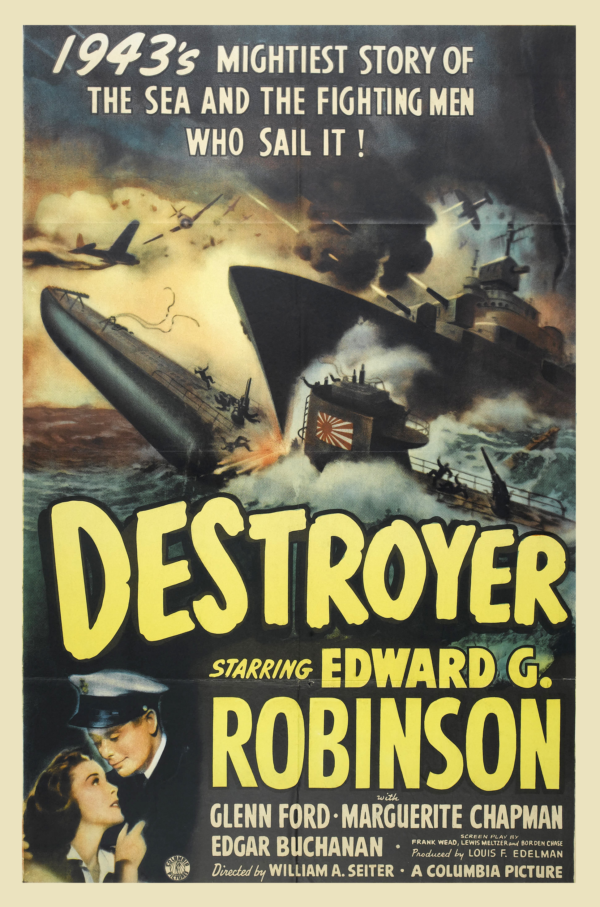 Destroyer (1943) with English Subtitles on DVD on DVD